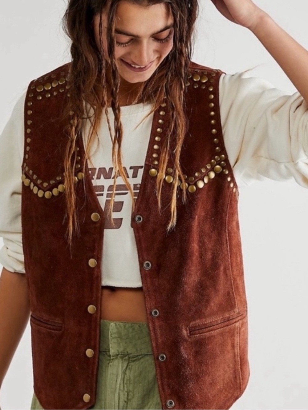 Understated Leather vest